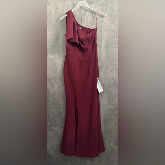 Dress The Population Georgina Crepe Maxi Dress B2317 - Picture 2 of 5